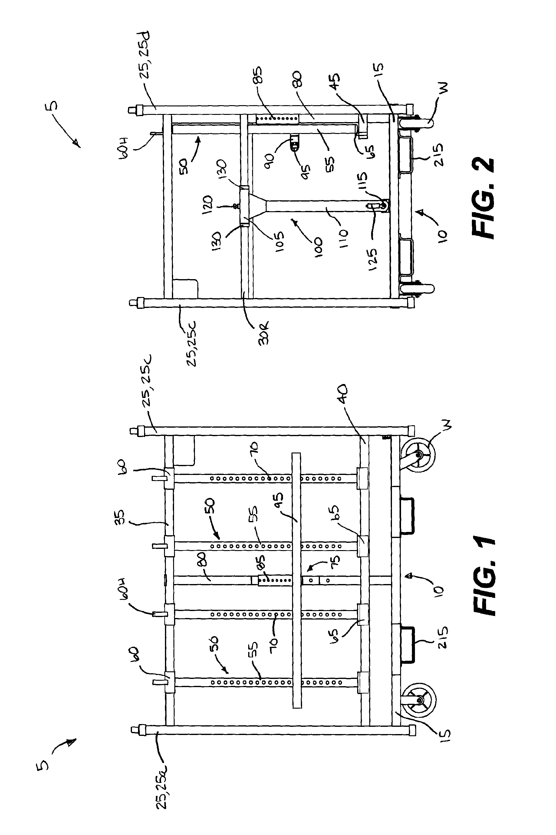 Latching mechanism and repositionable part support device employing said latching mechanism