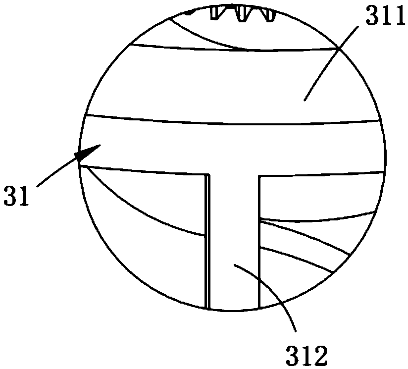 E-shaped inductance automatic processing device
