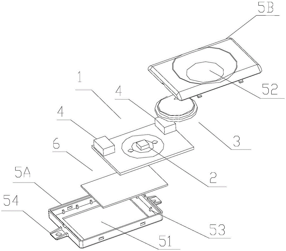 A single led light module