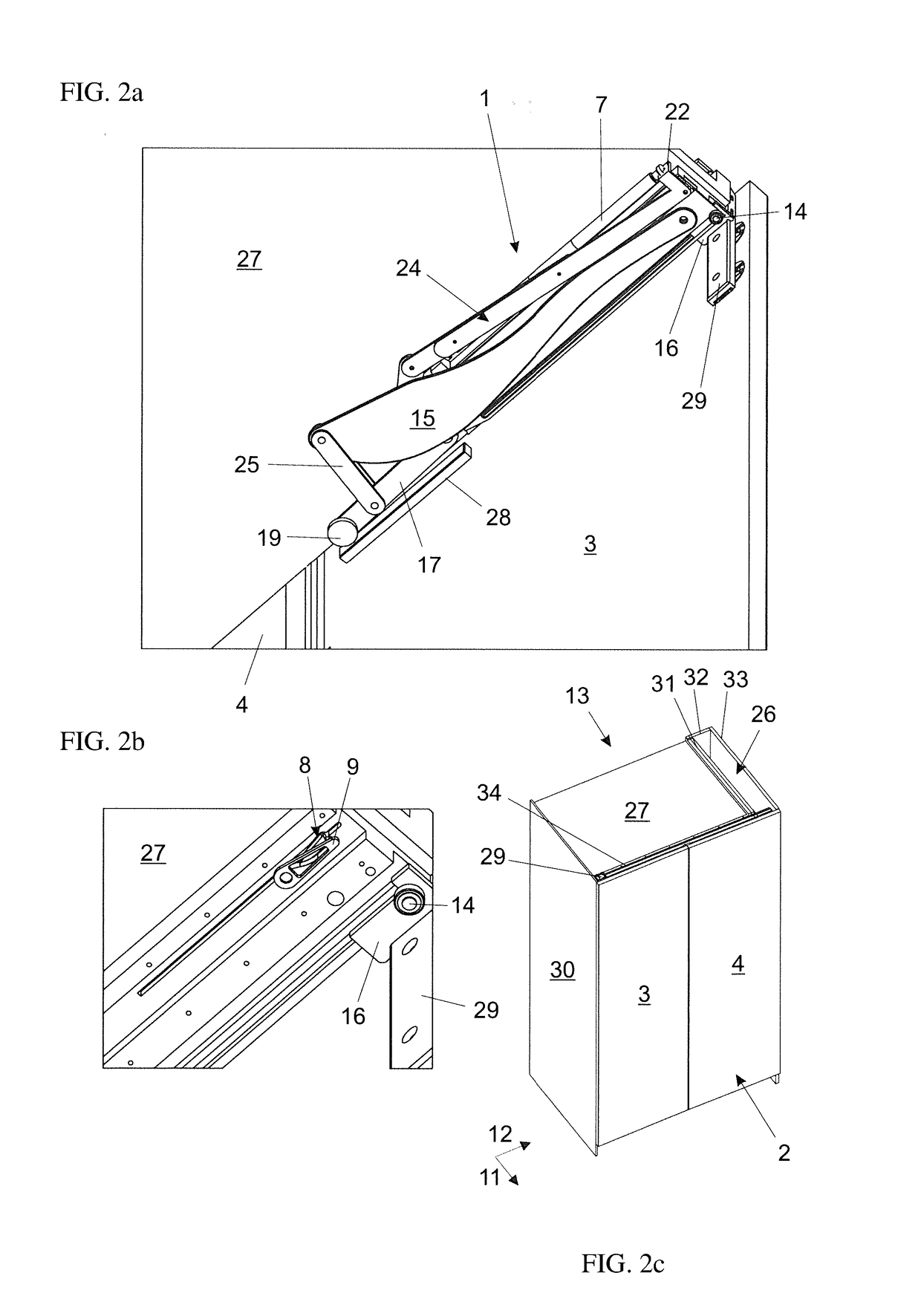 Ejecting device and arrangement consisting of a piece of furniture and an ejecting device