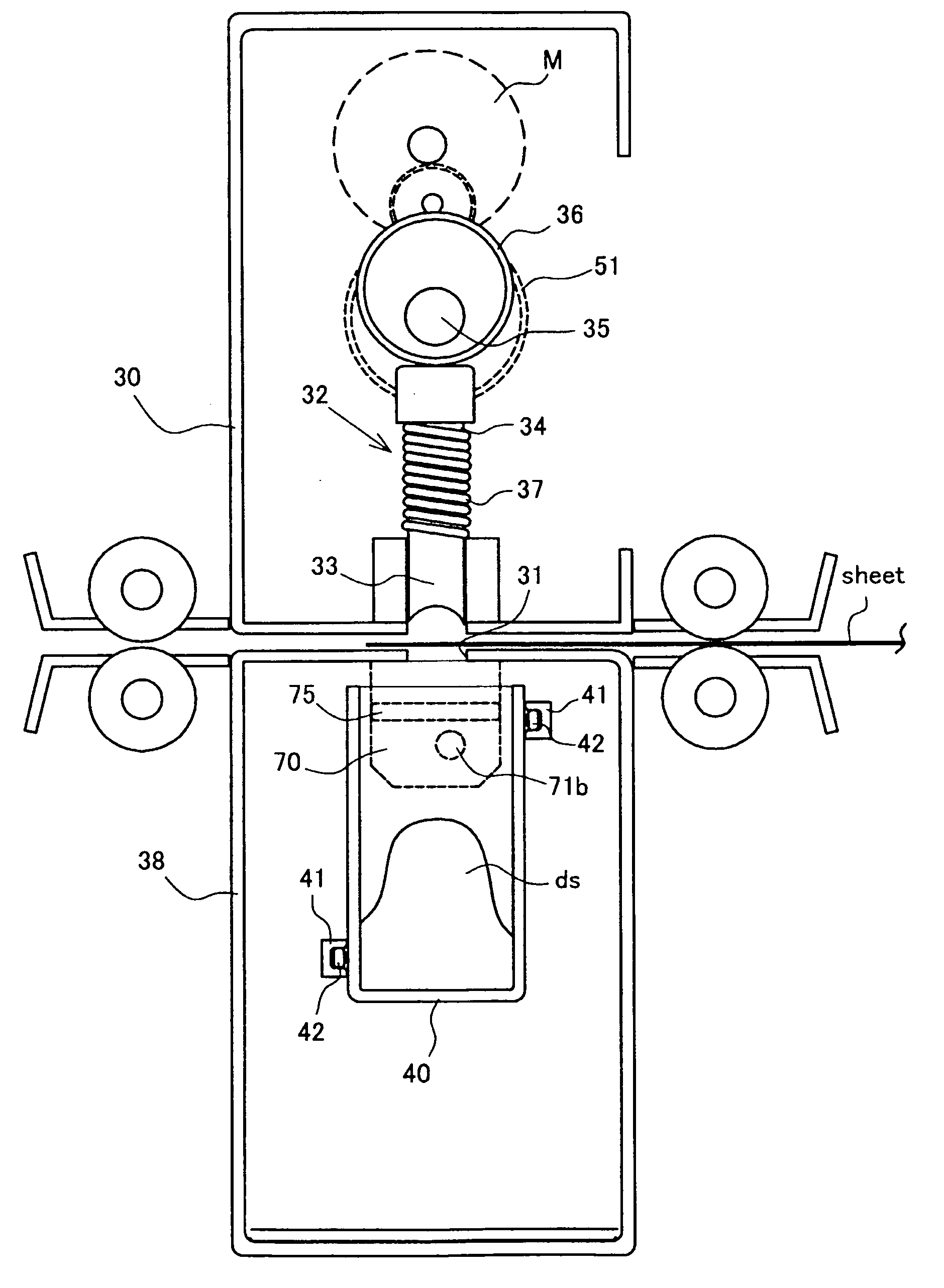 Sheet processing apparatus and image formation system provided with the same
