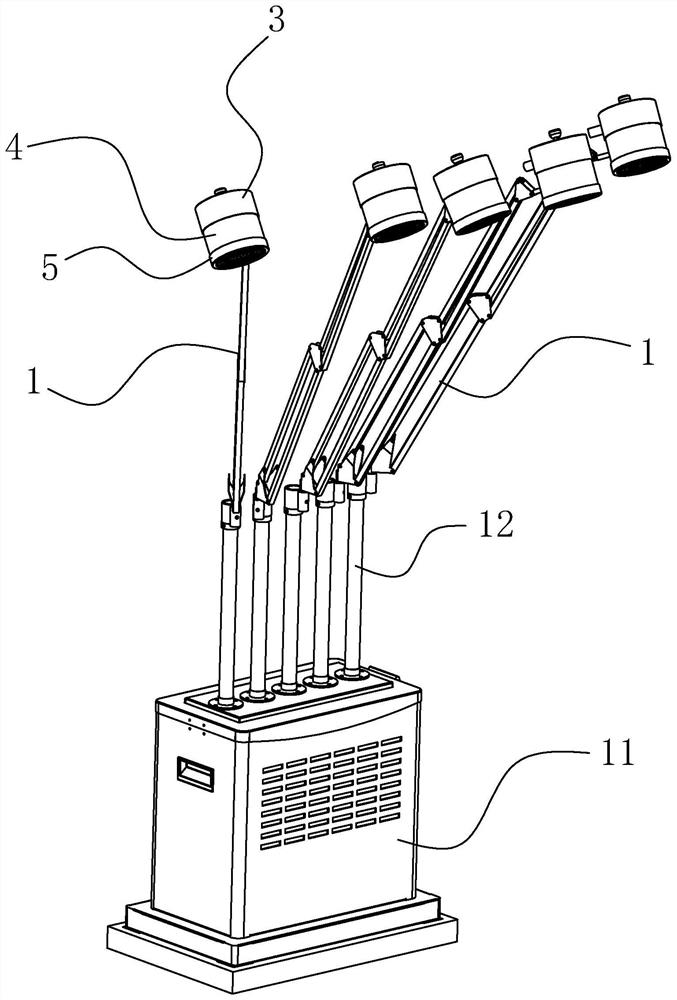 Moxibustion physiotherapy device