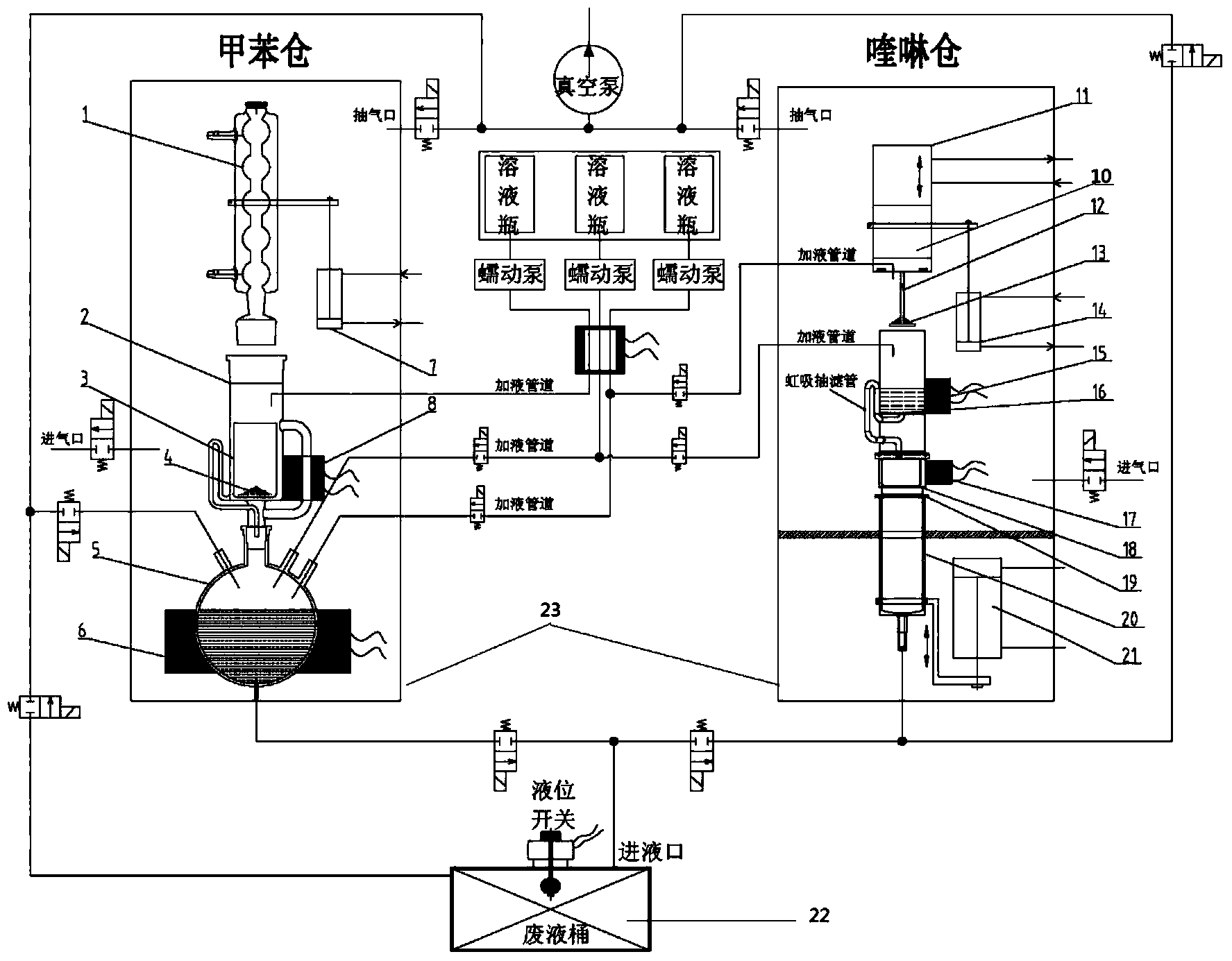 Device for simultaneously measuring plurality of types of insoluble substances