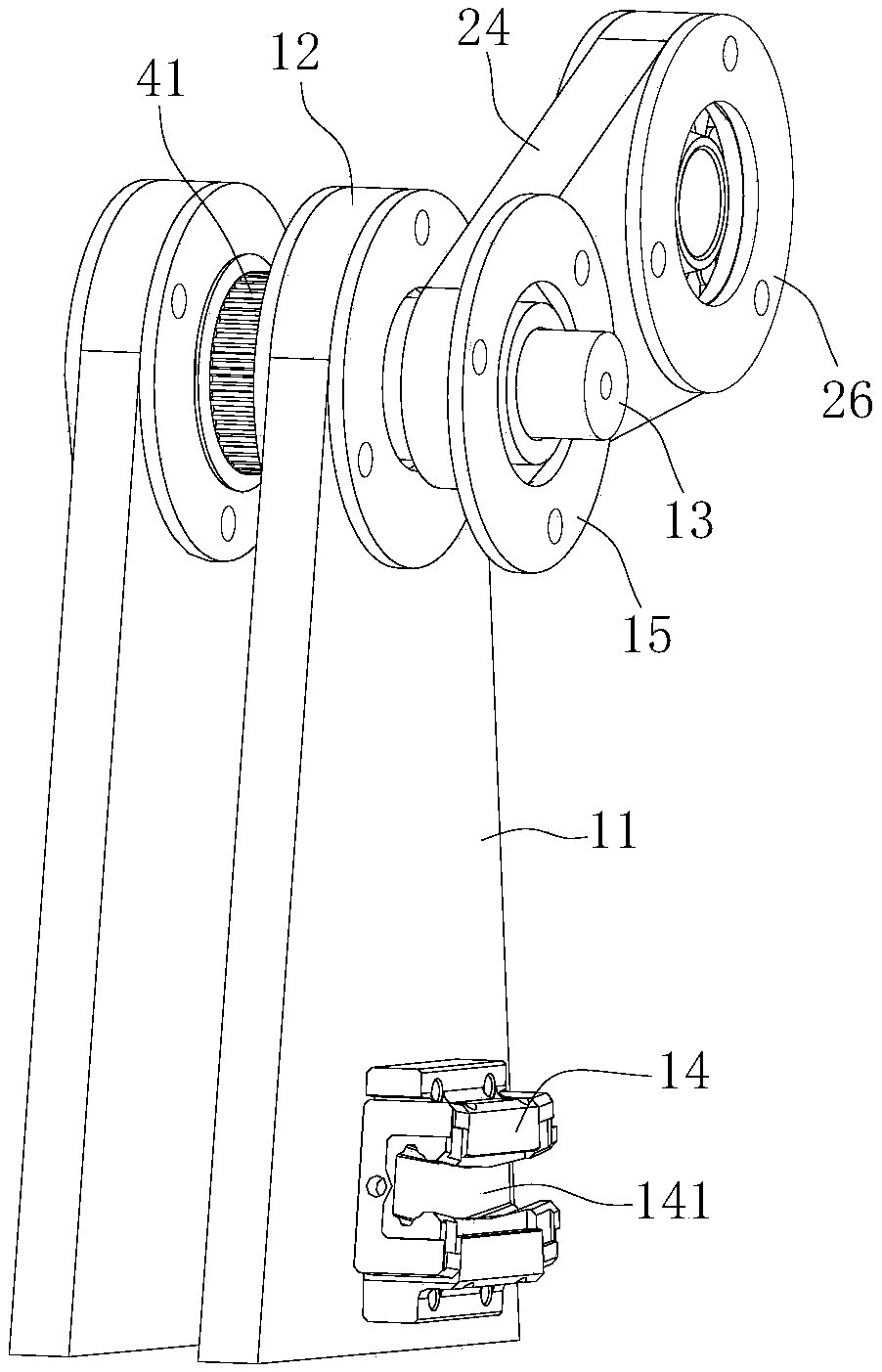 Crank connecting rod mechanism capable of automatic adjustment of length
