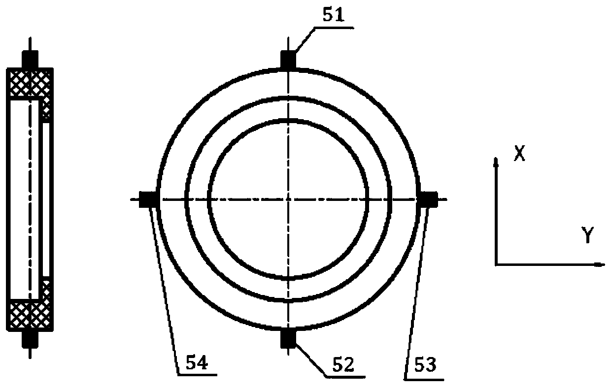 A magnetic levitation reaction flywheel device