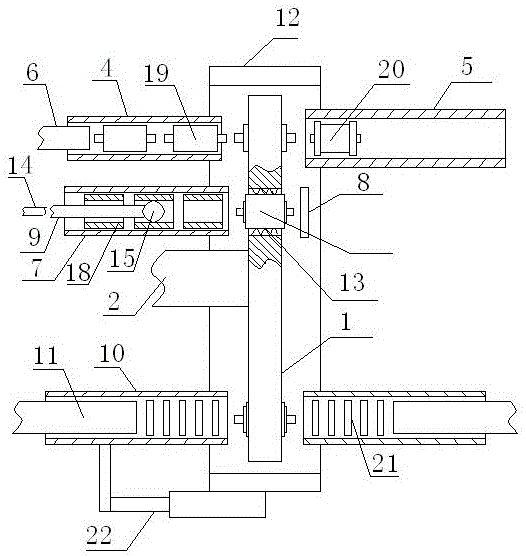 Rotary table type conveyor for motor assembling