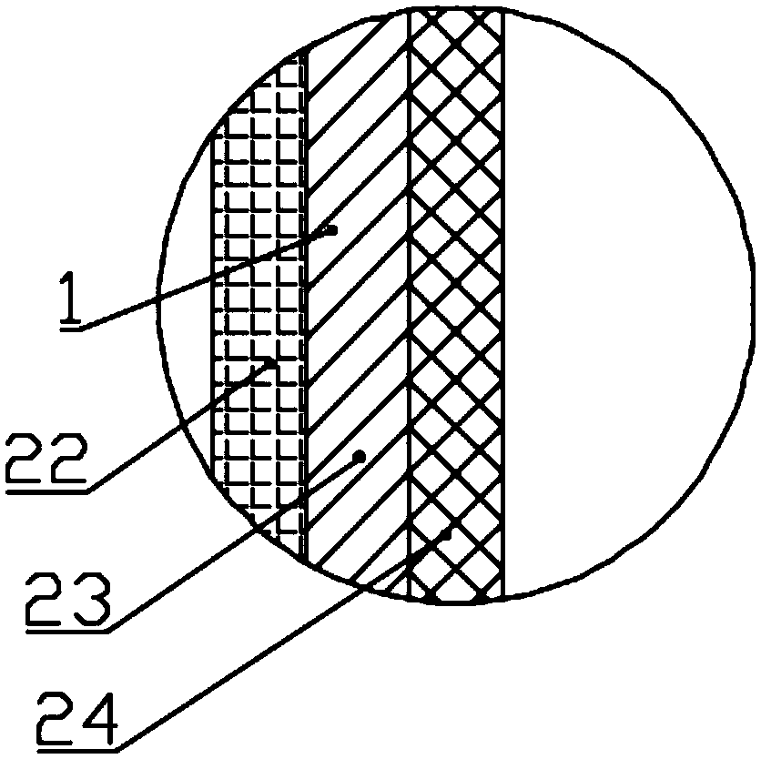 Circulating type chemical raw material drying device