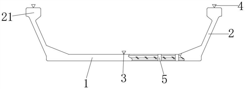 Low-height channel steel concrete composite beam