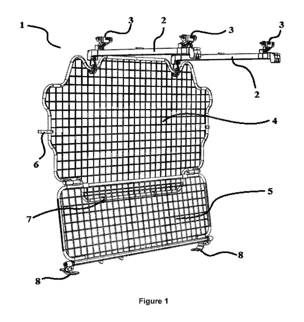 Mechanism for changing the luggage compartment width in a vehicle