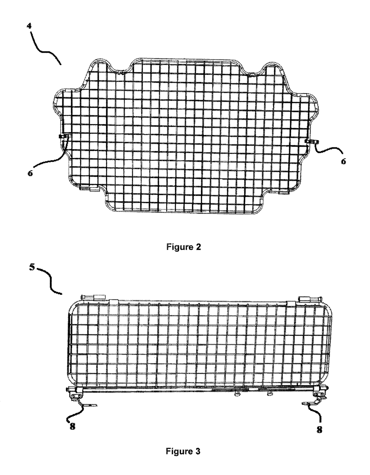 Mechanism for changing the luggage compartment width in a vehicle