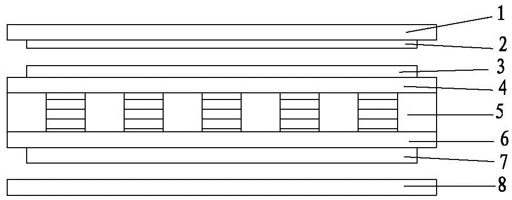 An electric anti-peeping film and its preparation method