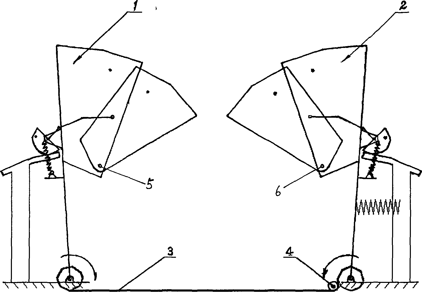 Channel single driving mechanism for ticket-check equipment