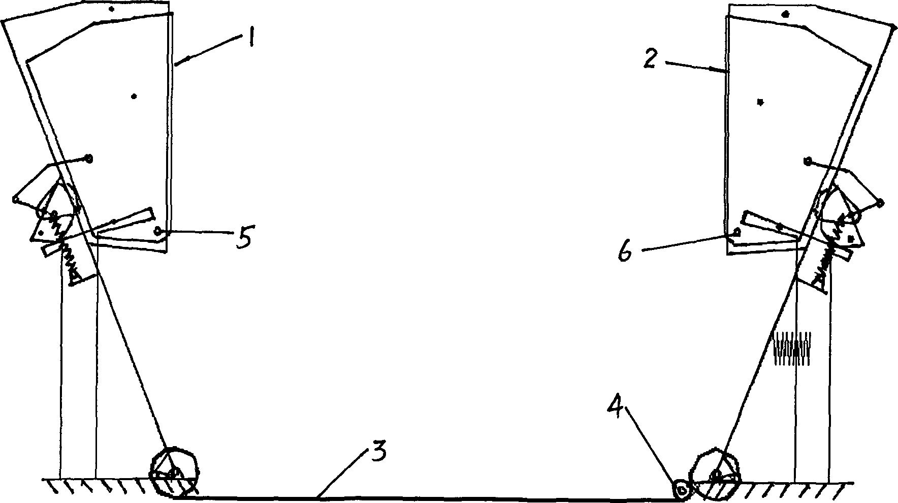 Channel single driving mechanism for ticket-check equipment