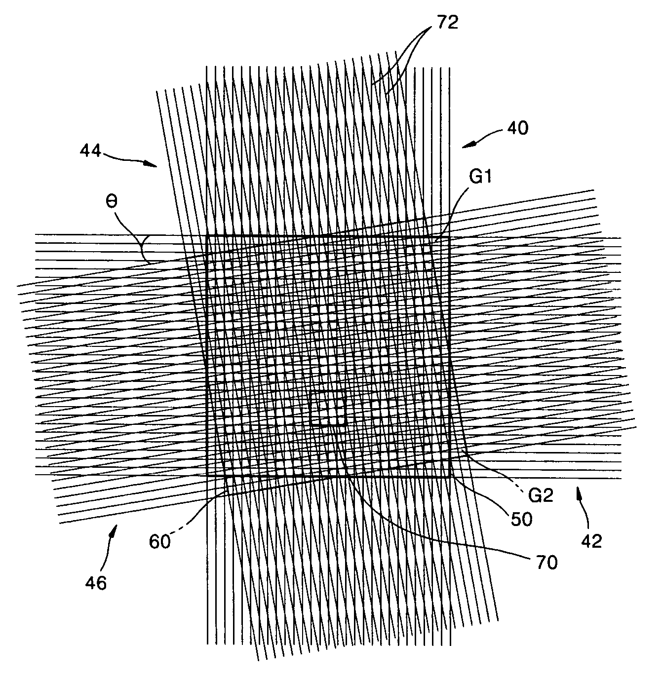 Method of removing Moire pattern in 3D image display apparatus using complete parallax