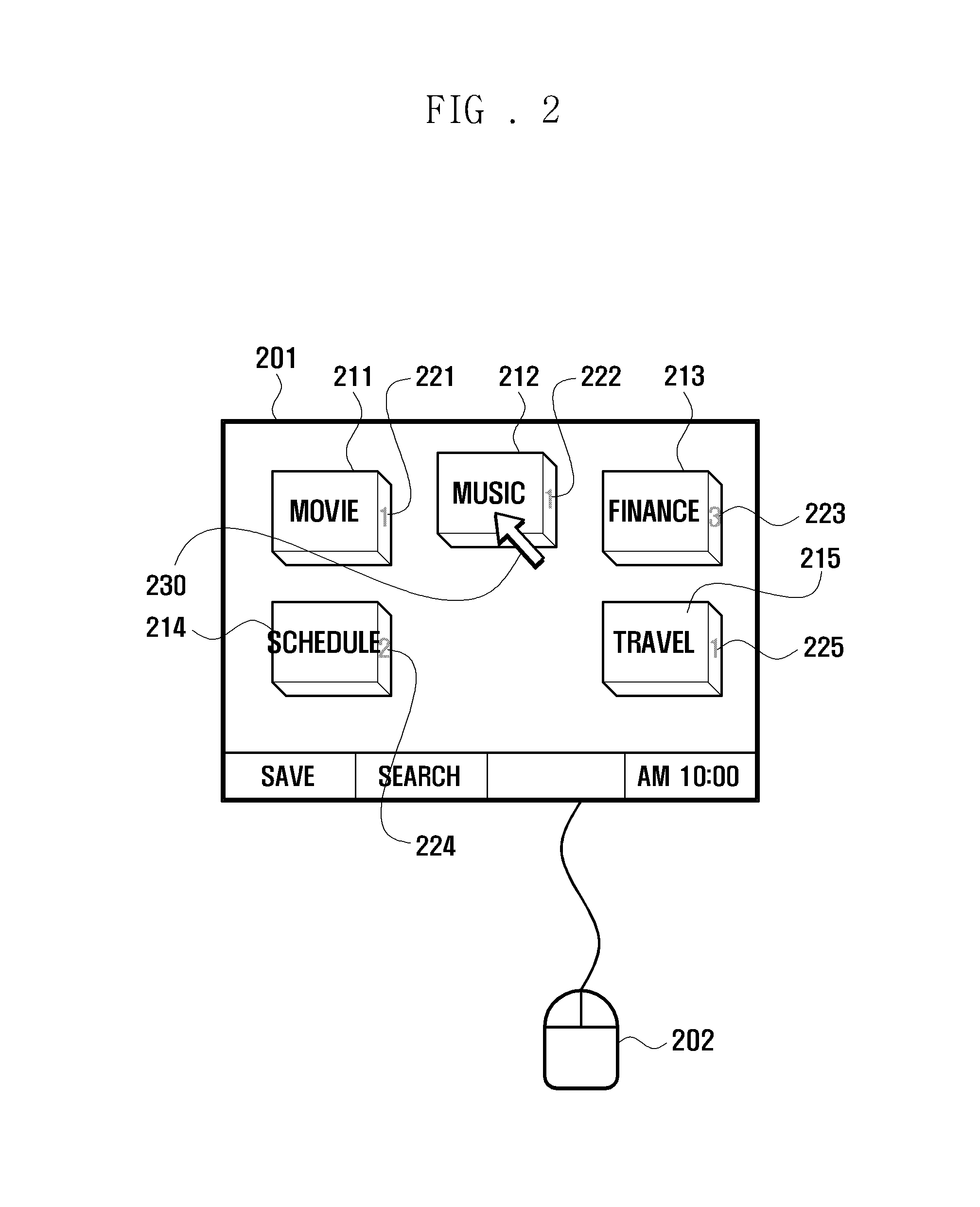 Object execution method using an input pressure and apparatus executing the same