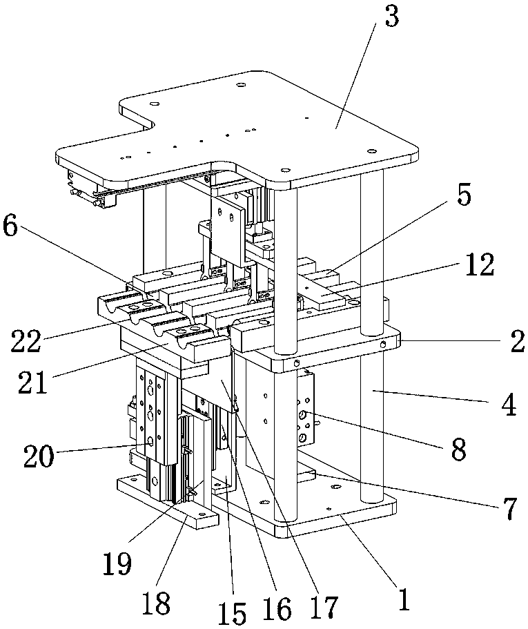 Blood transfusion apparatus dripping bucket bottle separation and supply device