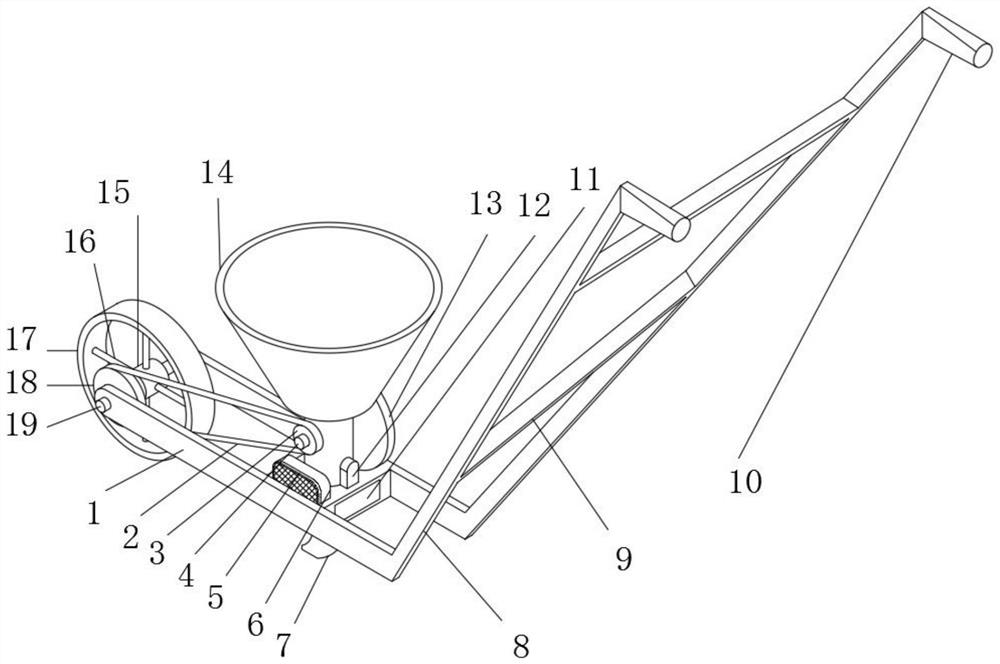 Vegetable seed sowing plough