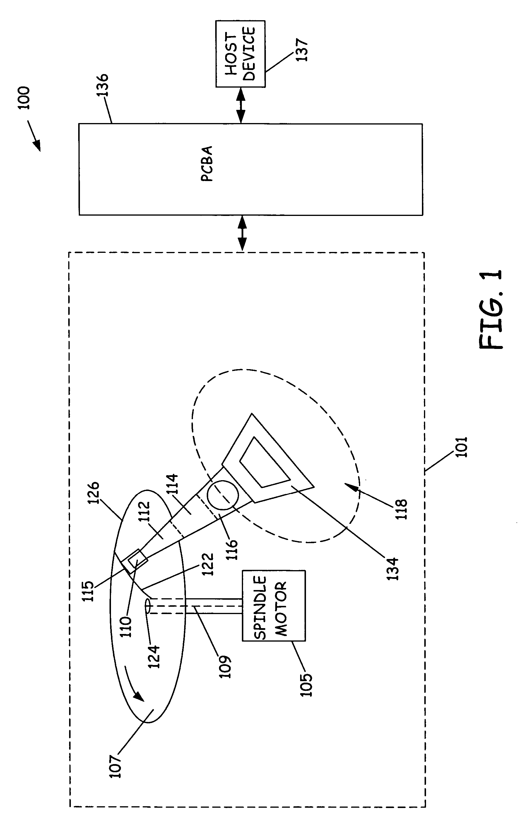 Shock absorbing device for an enclosure