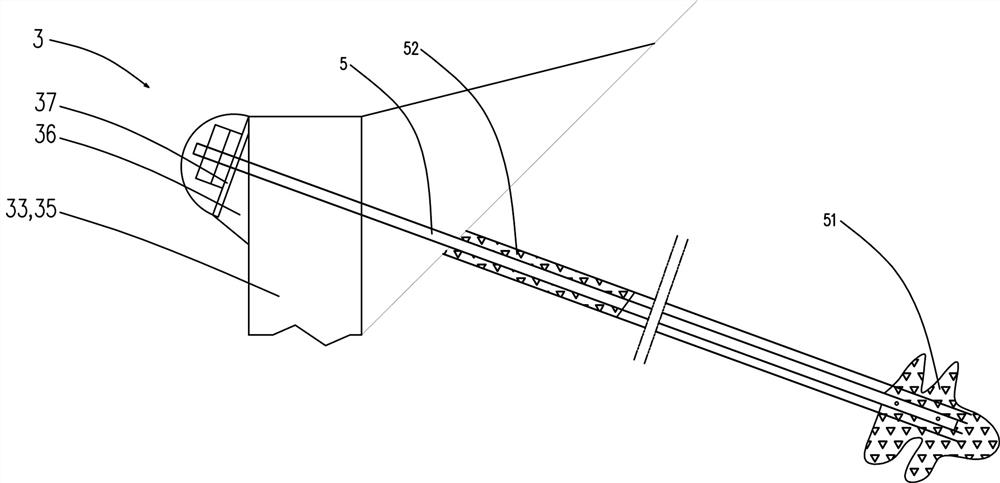 Strong weathered mudstone deep cutting slope protection structure and construction method