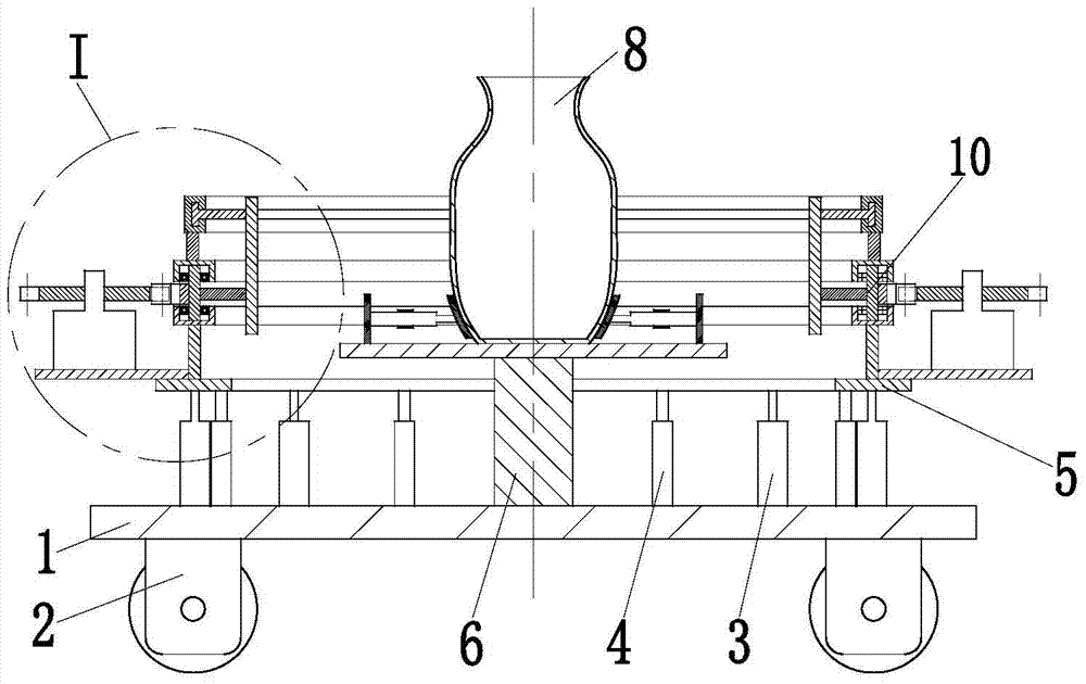 Fully automatic ceramic surface processing special engraving device