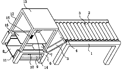Edge folding machine for carton production