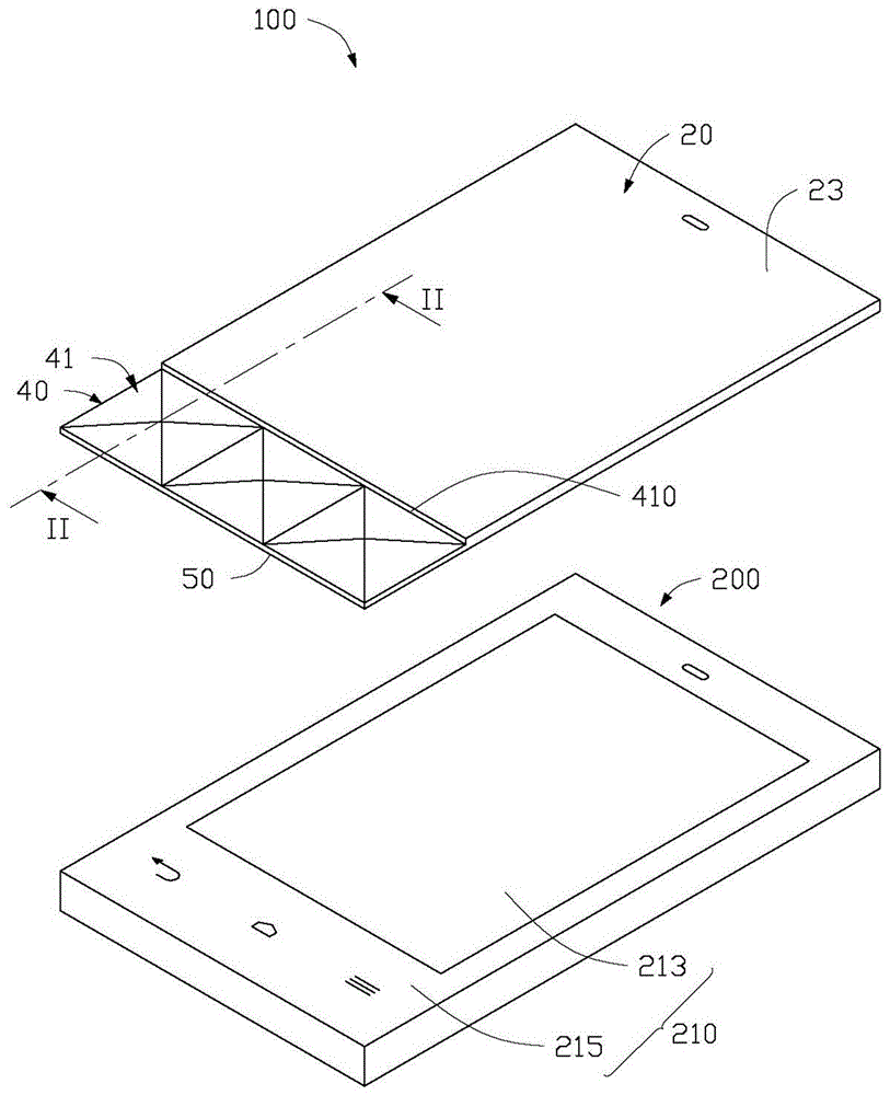 Glass protective film and electronic device with the glass protective film