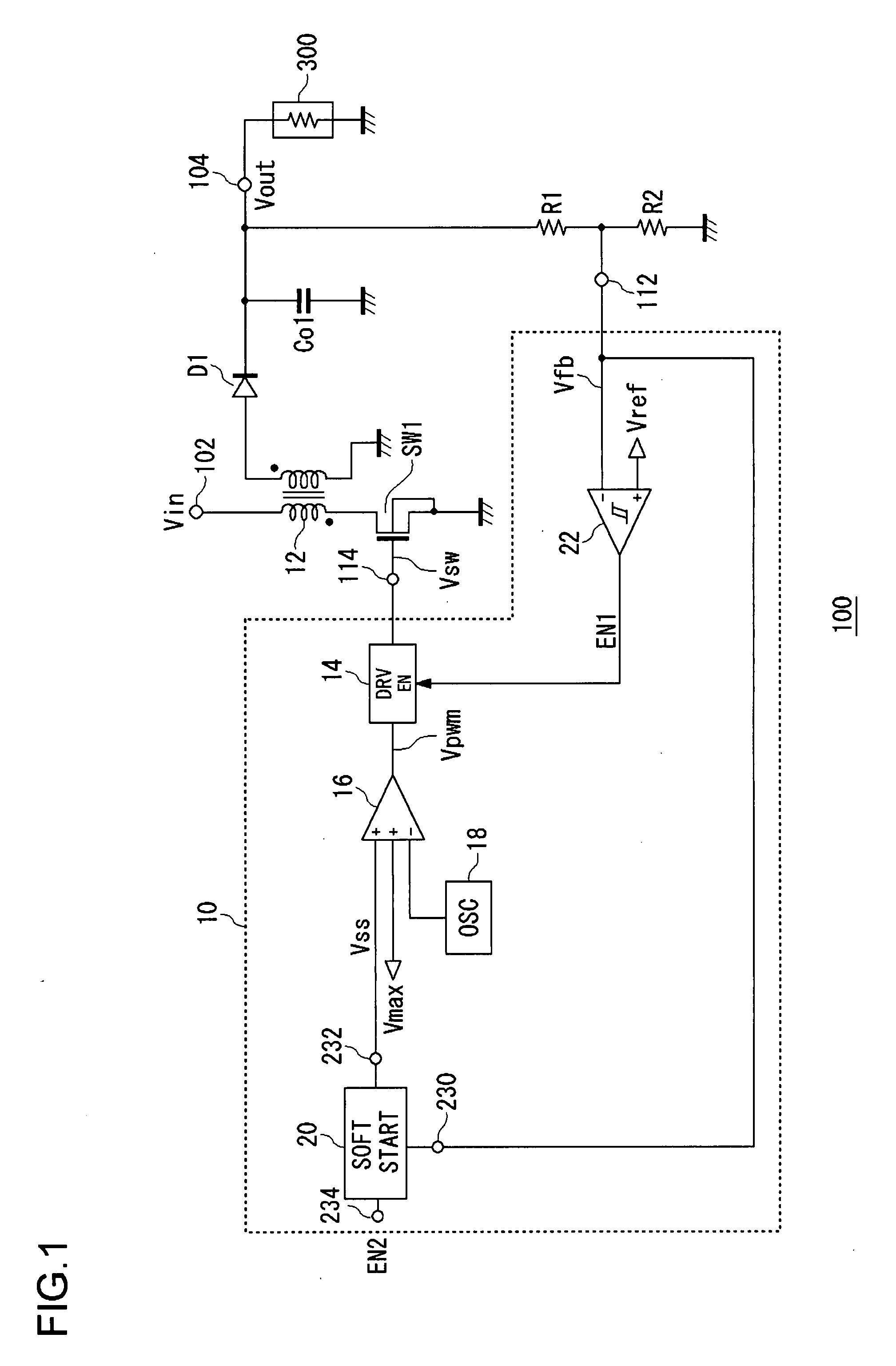 Switching Power Supply and its Control Circuit, and Electronic Apparatus Employing Such Switching Power Supply