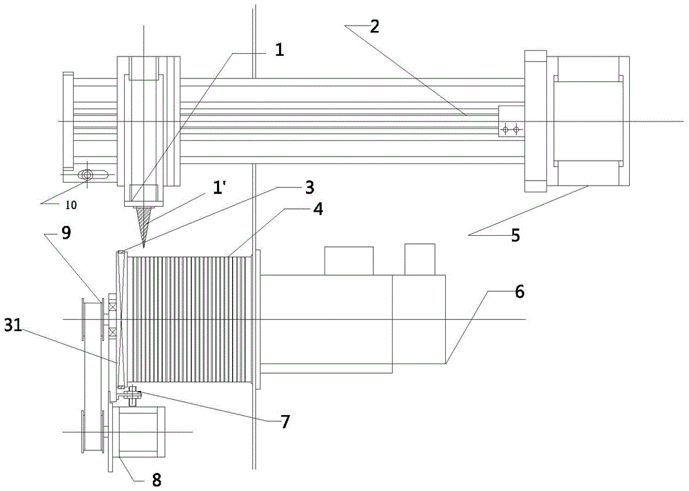 Fully automatic branching system for enameled wire equipment