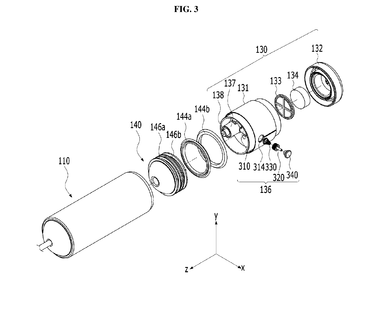 Internal pressure-adjustable liquid medicine injection apparatus