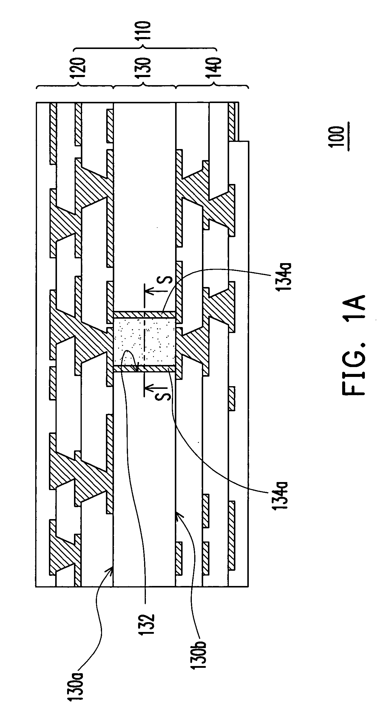 Multi-conducting through hole structure