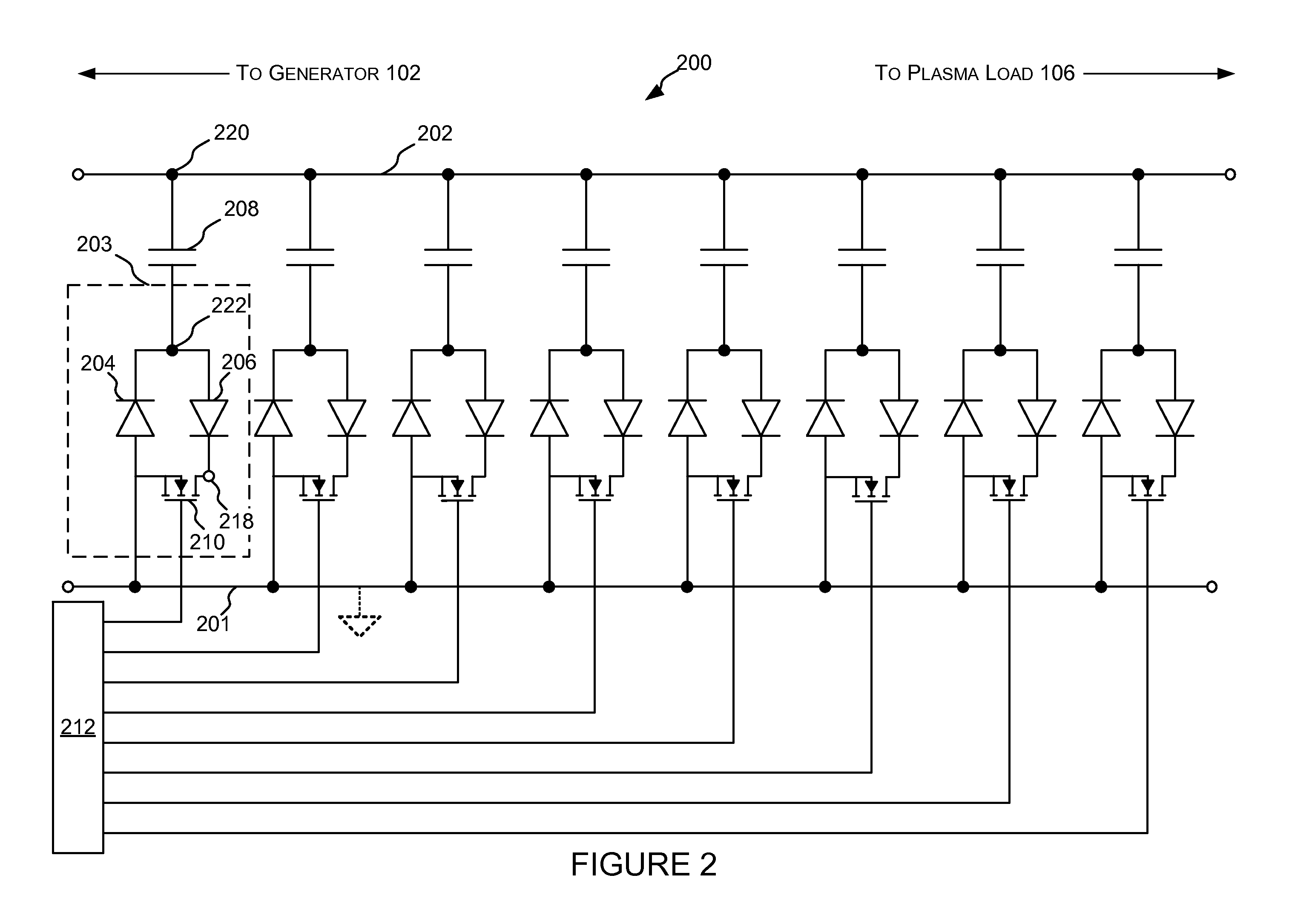 High frequency solid state switching for impedance matching