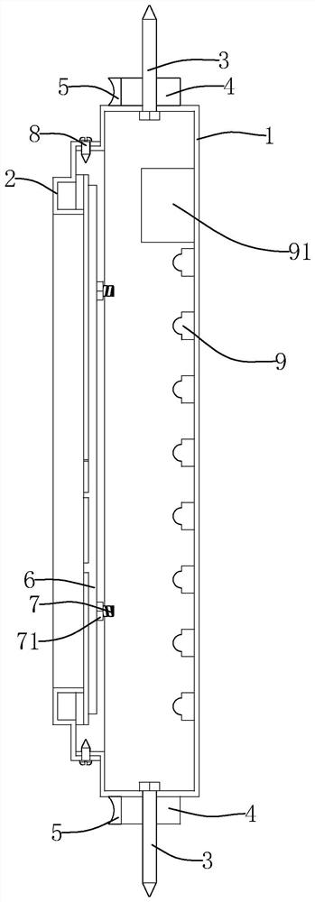 Functional indication board and installation method thereof