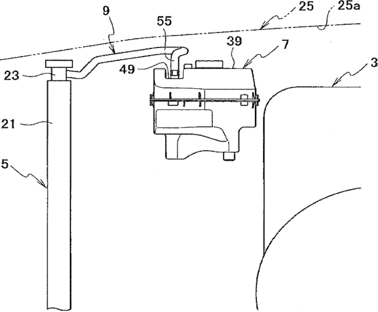 Storage box of cooling liquid of automobile