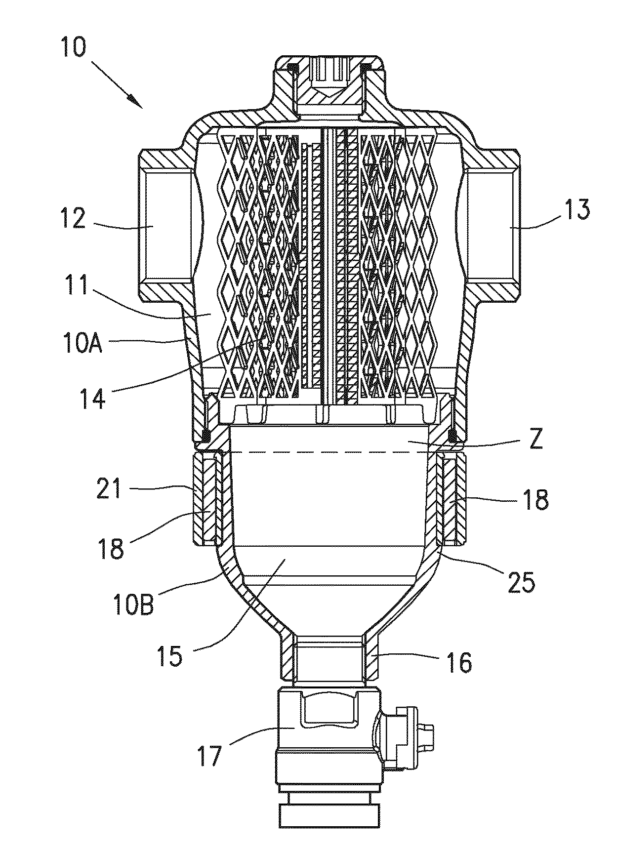 Magnetic particle separator for thermal systems