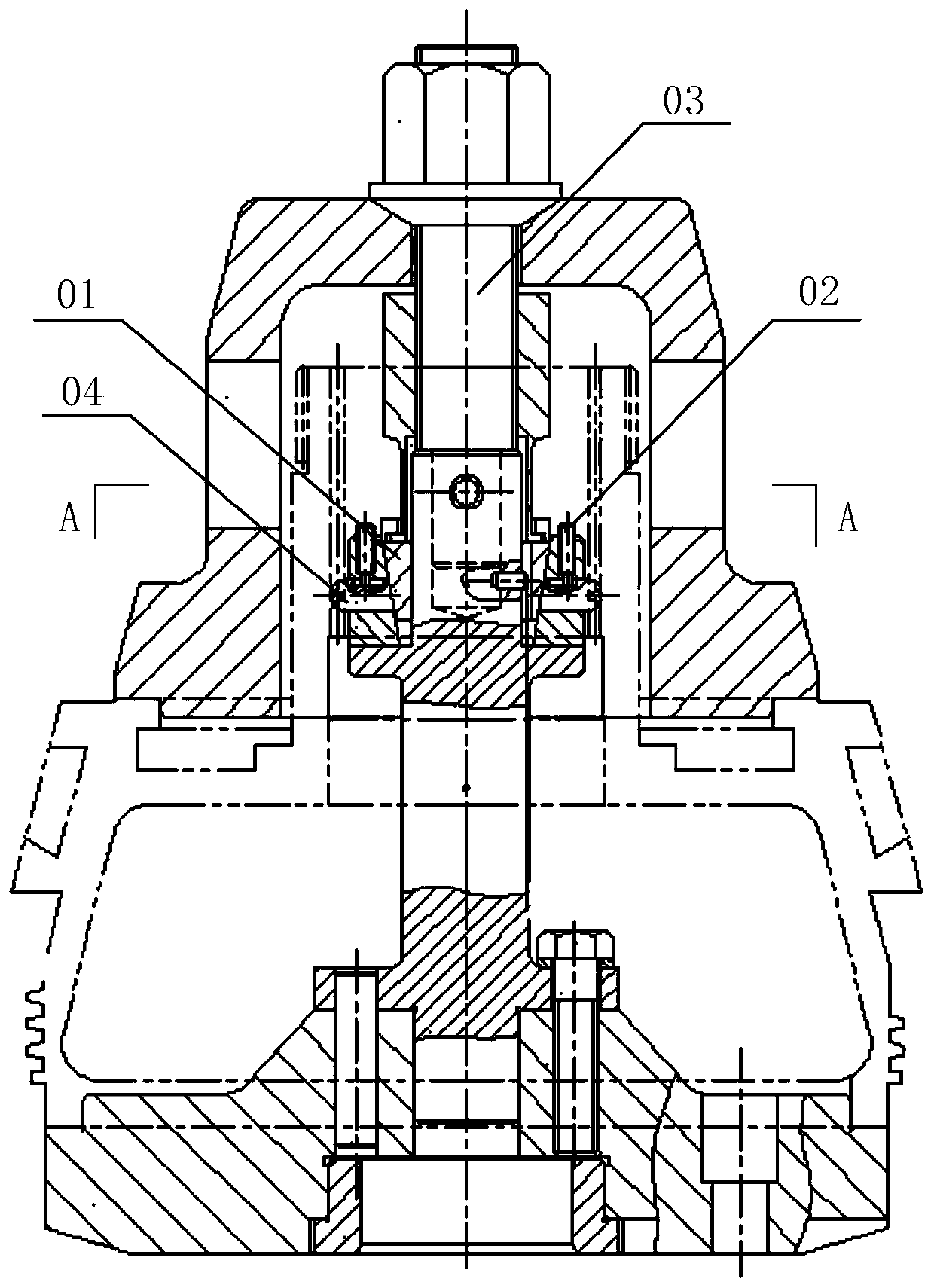 Tenon and groove processing device for compressor disc