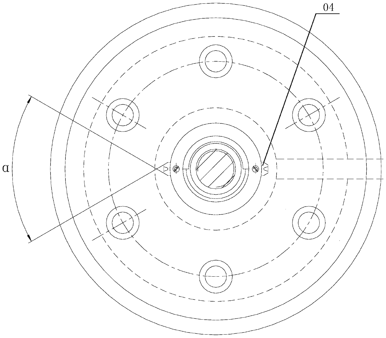 Tenon and groove processing device for compressor disc