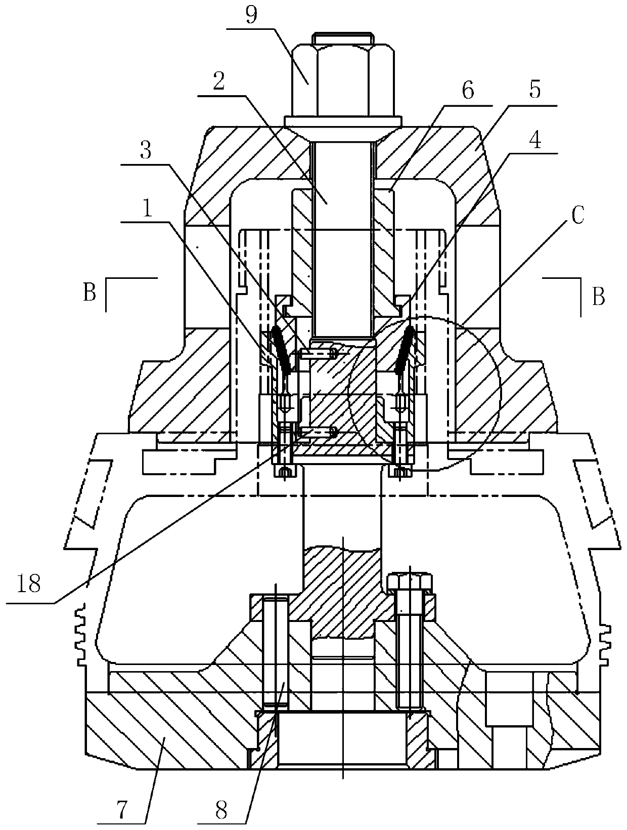 Tenon and groove processing device for compressor disc