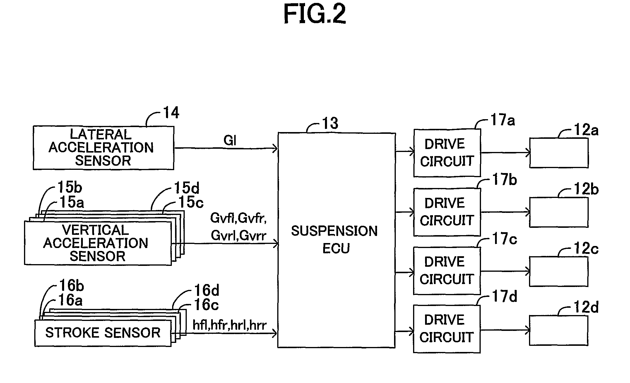 Damping force control apparatus for vehicle