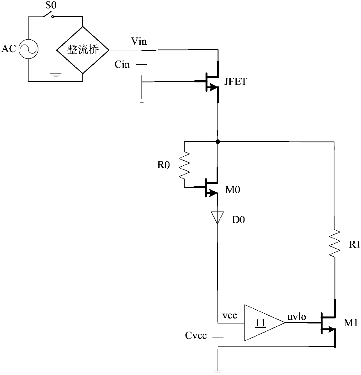 Circuit for preventing power back flash of LED lamp