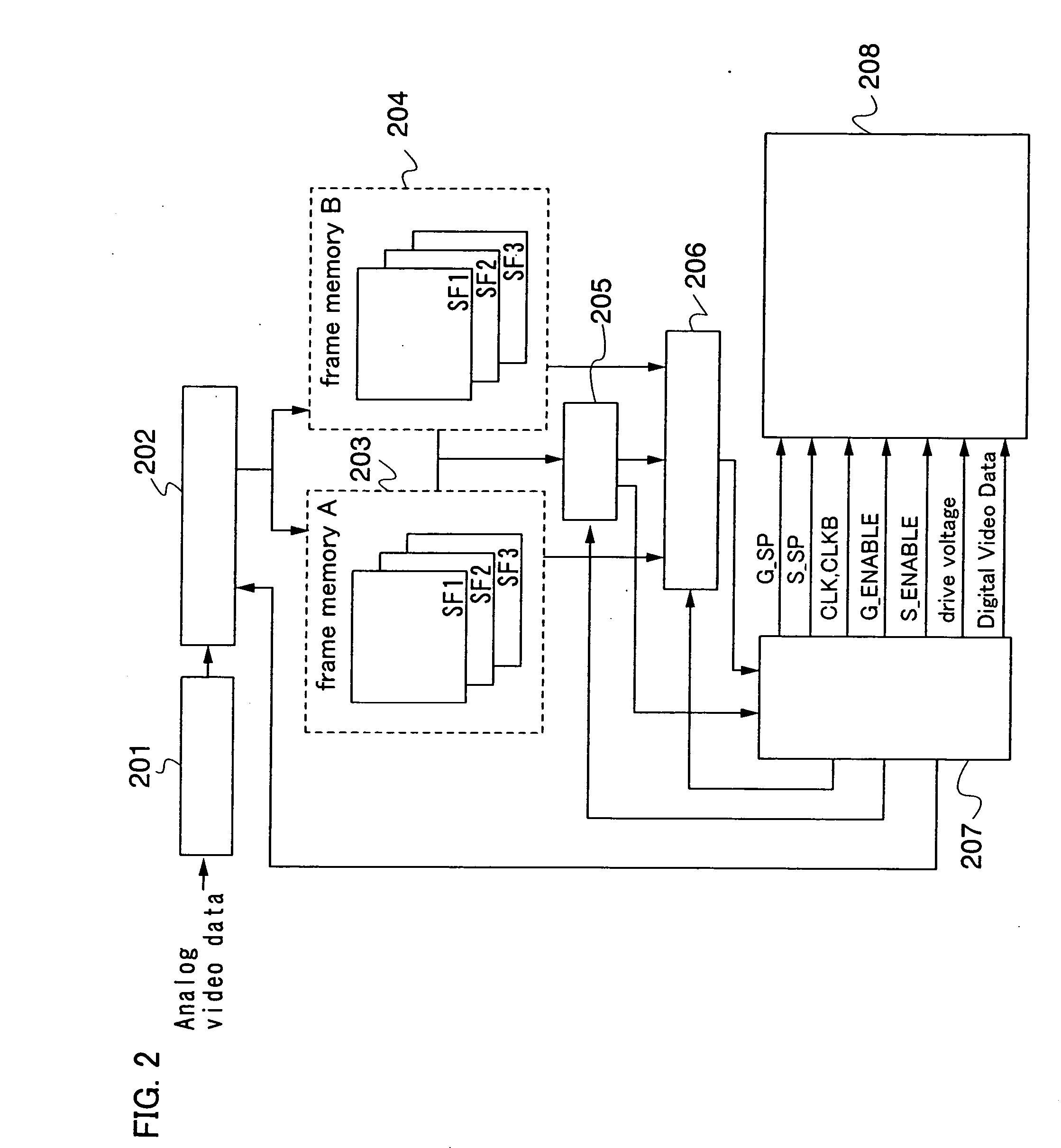 Active matrix display device, method for driving the same, and electronic device