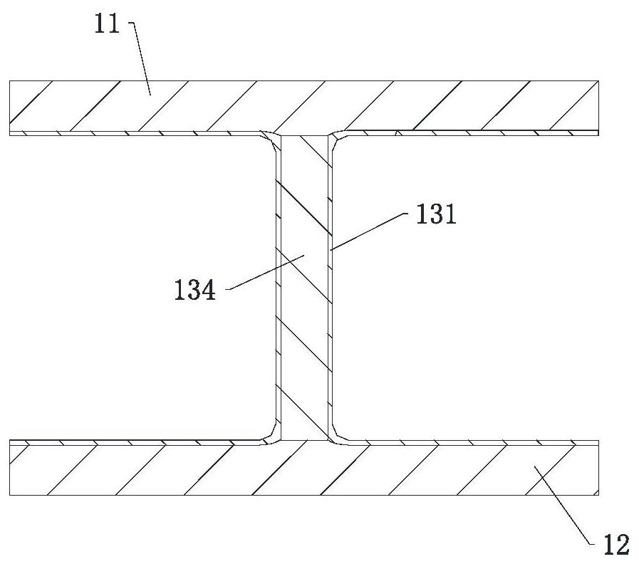 Wing test piece and processing method thereof