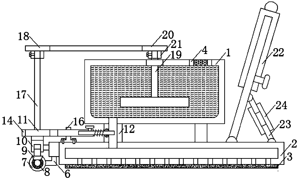 A railway switch oil protection device with automatic control of oil output speed