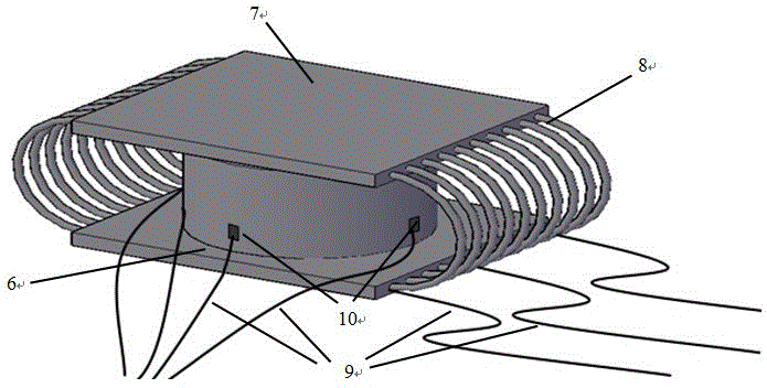 Intelligent optical fiber cable shock-absorbing bearing system