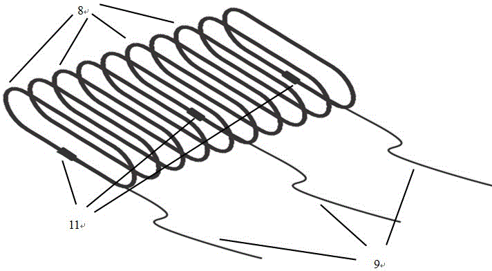 Intelligent optical fiber cable shock-absorbing bearing system