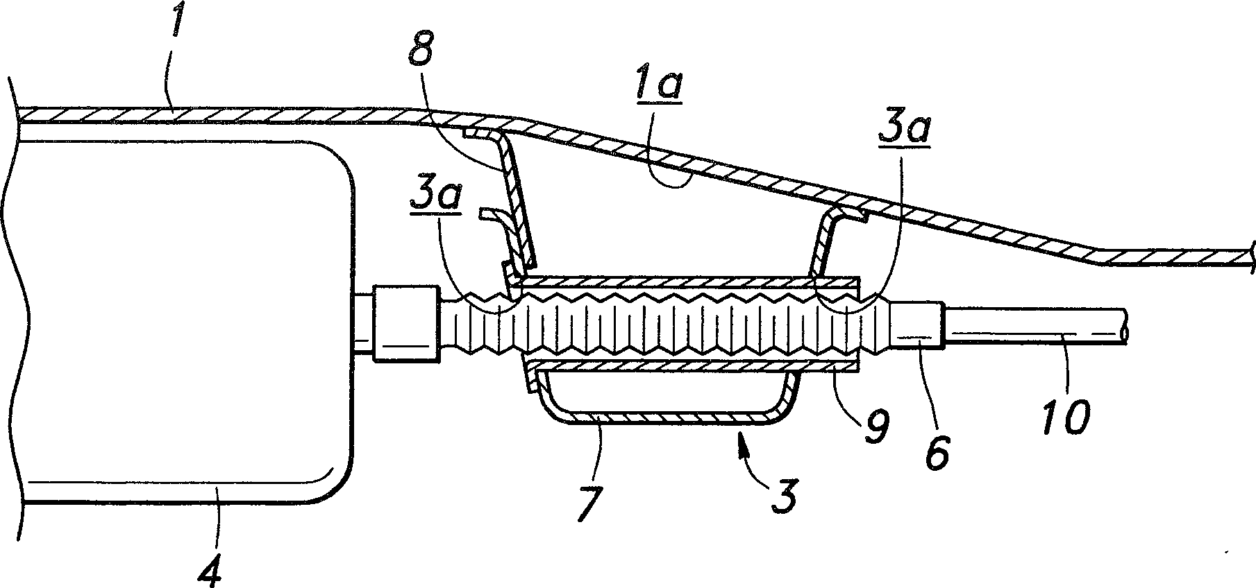 A vehicle floor structure