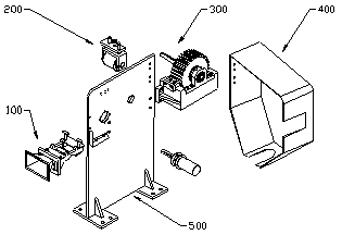 A rotary knife pelletizer