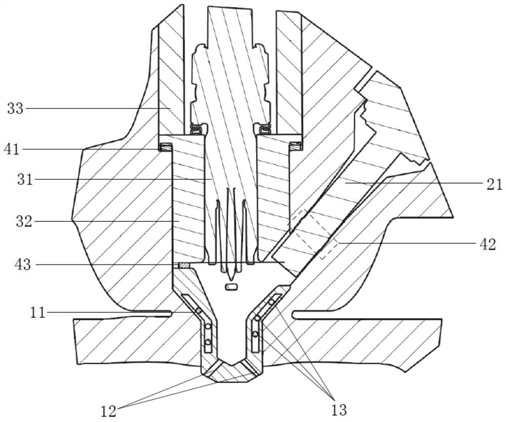 Split type pre-combustion chamber