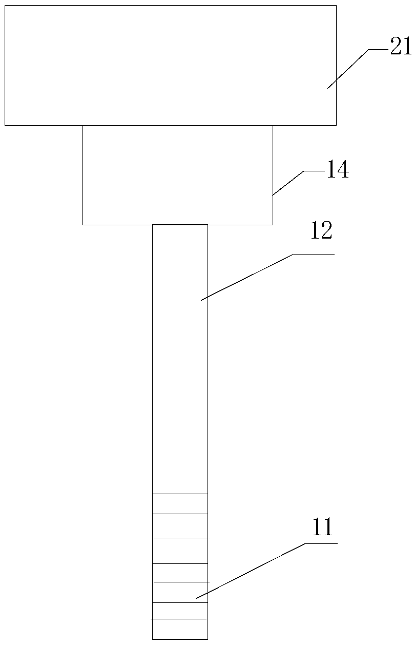 A metal hose connection structure
