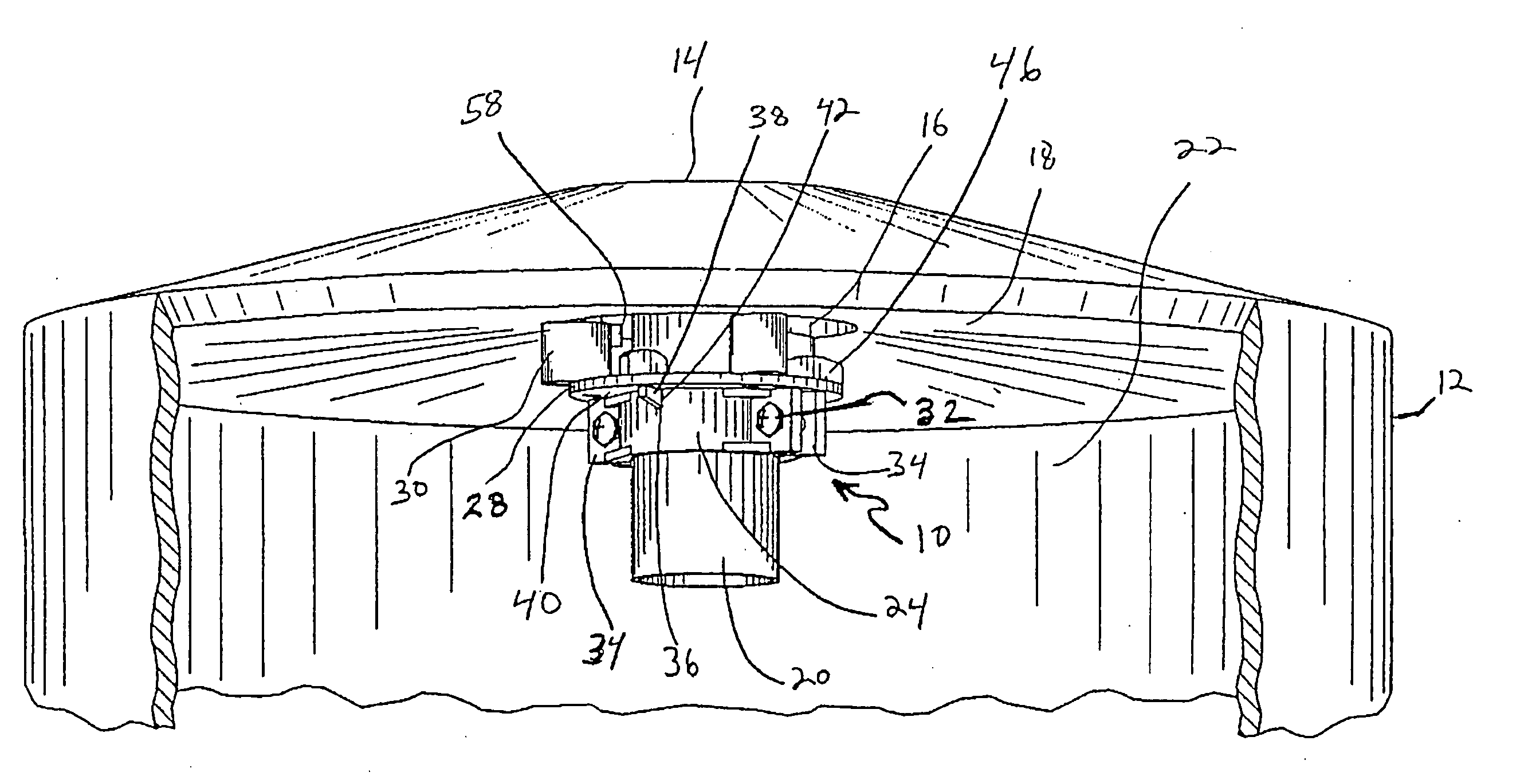 Water softener manifold retainer assembly