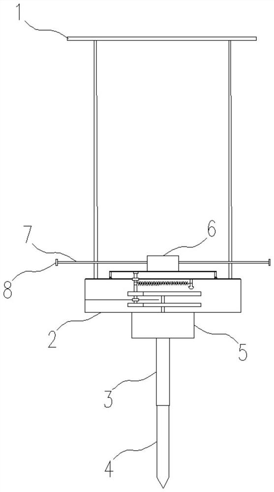 Beam side formwork trepanning device